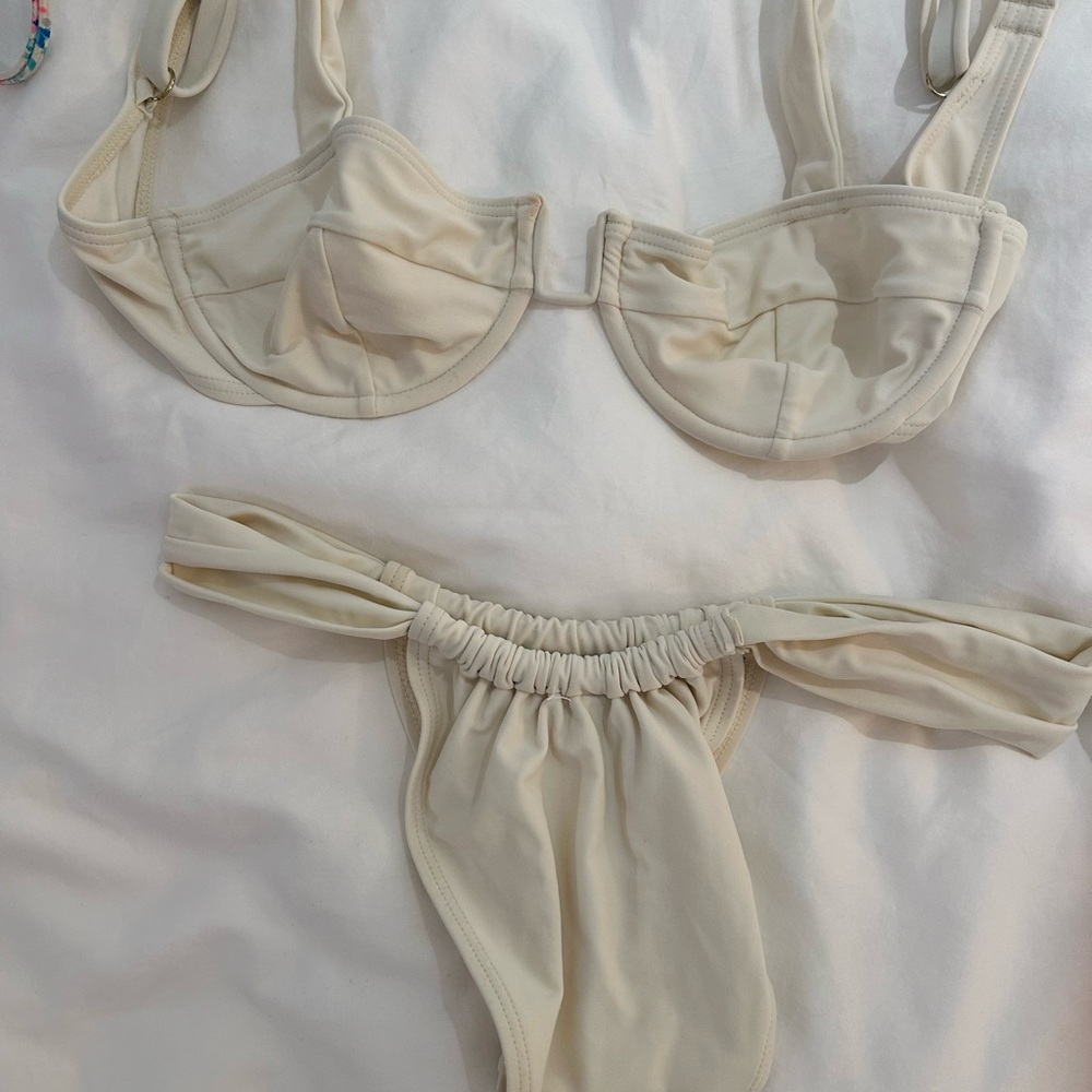 ASOS Cream Bikini Set